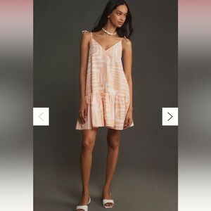 Maeve Sleeveless Flounce Swing Mini Dress